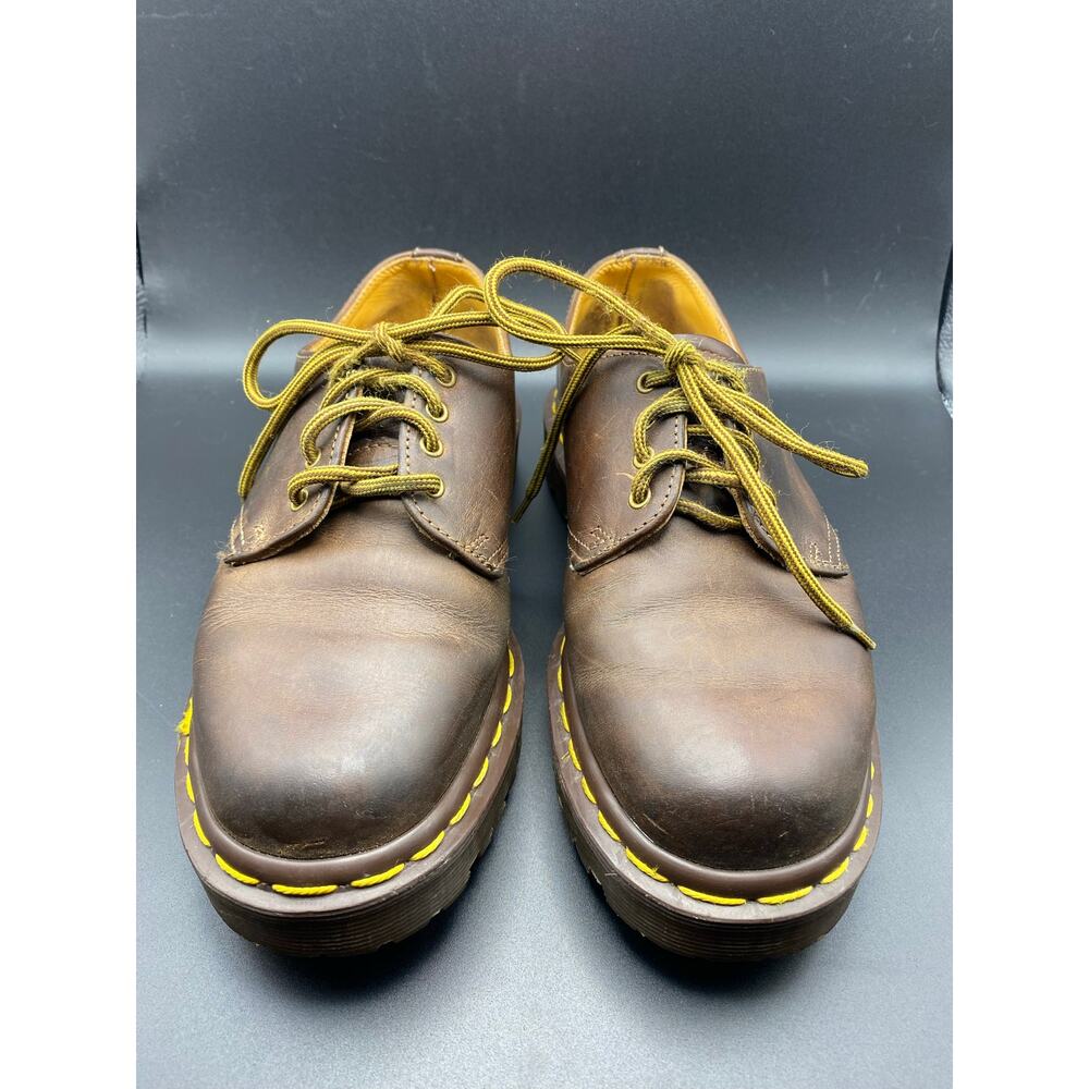 Vintage Dr. Martens Aztek Crazy Horse Brown Leather 4 Eyelet Oxford US 5 UK 4 -